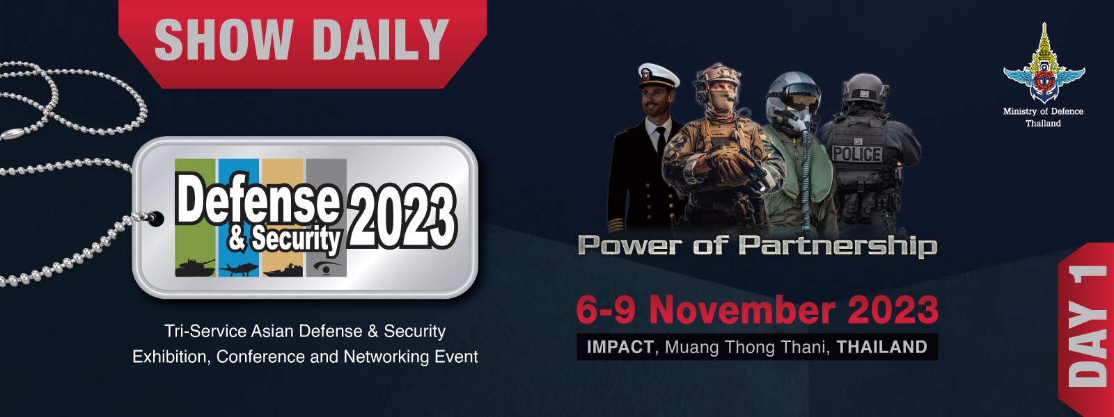 Defense & Security 2023 Official E-Newsletter Header