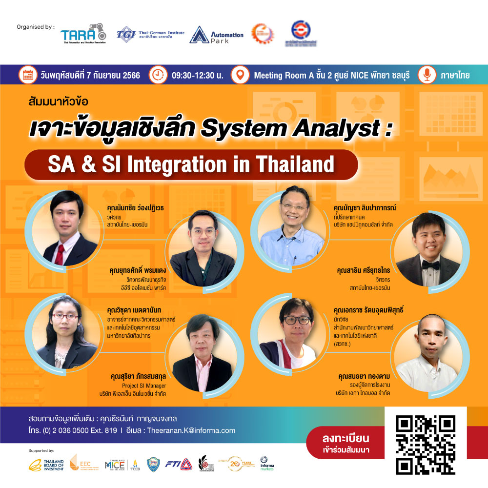 เจาะข้อมูลเชิงลึก System Analyst: SA& SI Integration in Thailand