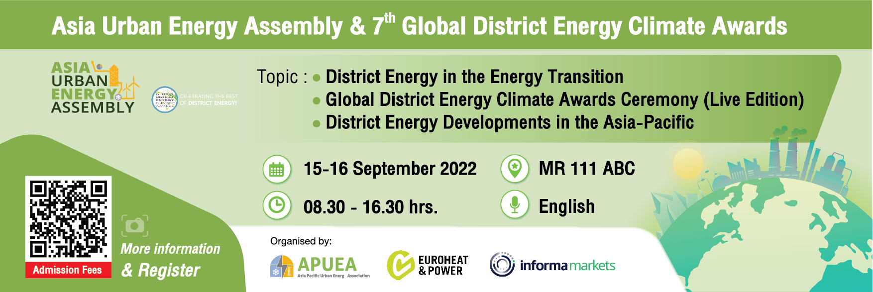 Asia Urban Energy Assembly & 7th Global Energy Climate Awards
