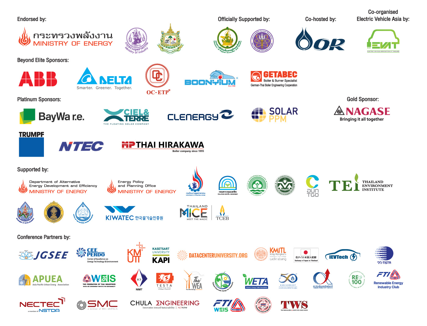 ASEAN Sustainable Energy Week, Electric Vehicle Asia, Boilex Asia, Pumps & Valves Asia, Thai Water Expo 2022