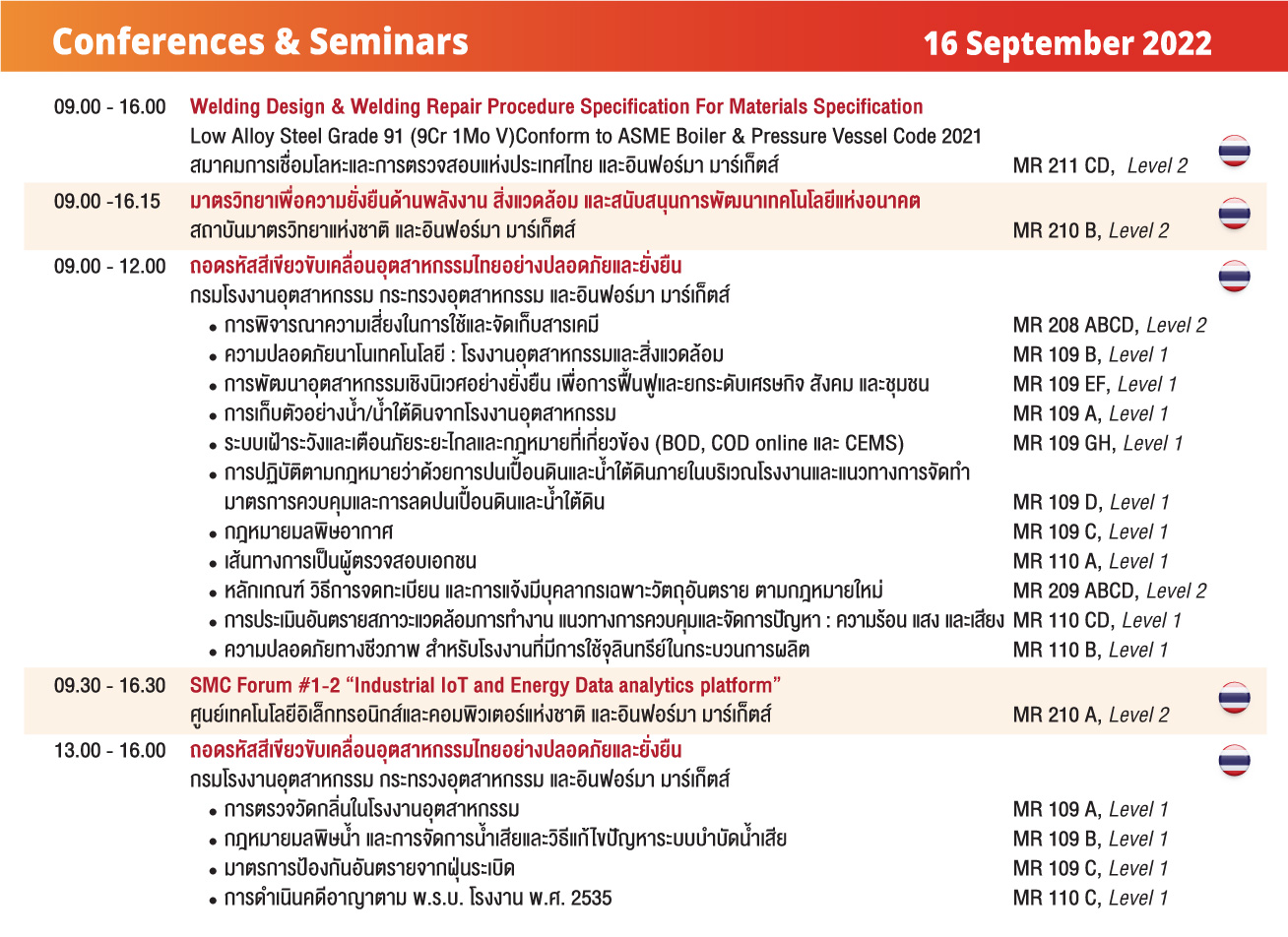 Major Seminars