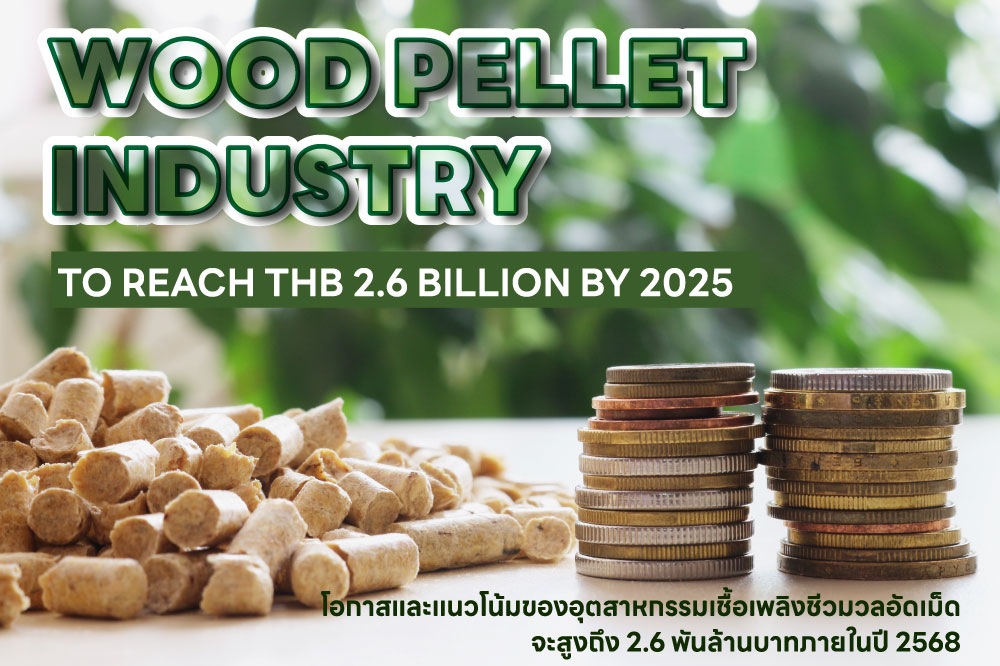 WOOD PELLET INDUSTRY TO REACH THB 2.6 BILLION BY 2025
