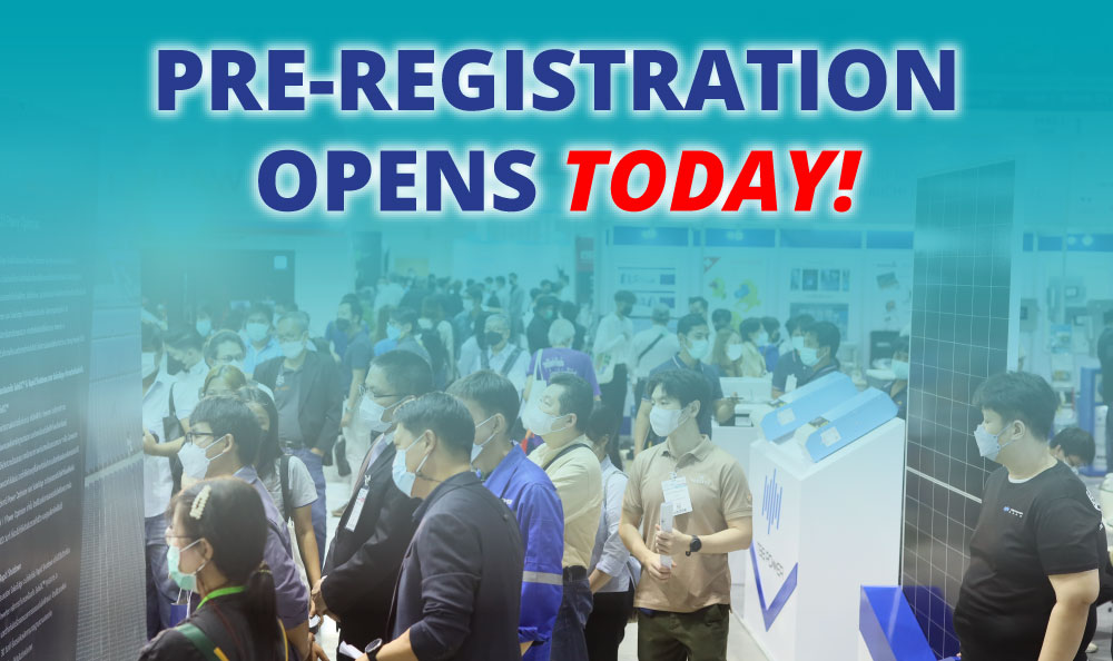 PRE-REGISTRATION IS NOW OPEN!  ASEAN’S LATEST ENERGY & ENVIRONMENTAL SOLUTION SHOW OF THE YEAR