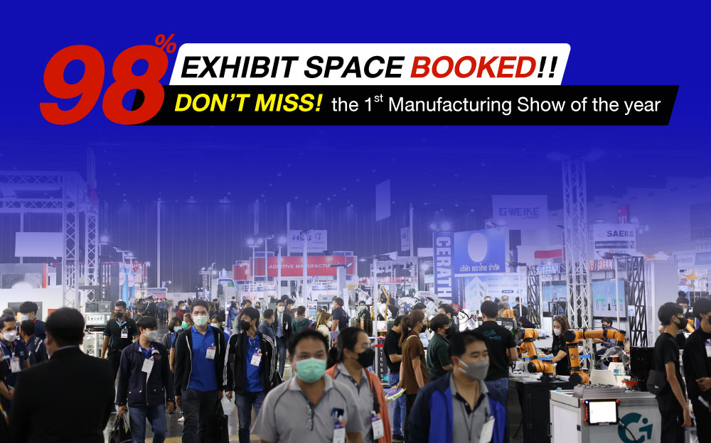 98% Exhibit Space Booked! Don’t miss the 1st Manufacturing Show of the year