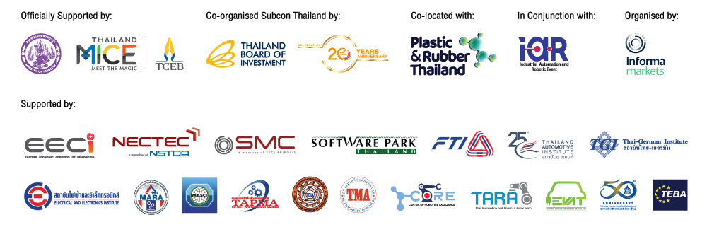 INTERMACH and SUBCON THAILAND 2023 E-Newsletter Footer