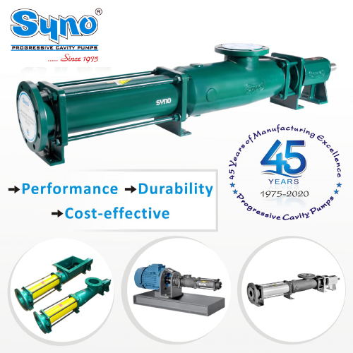 ''SYNO'' PROGRESSIVE CAVITY SCREW PUMP & RETROFIT SPARE PARTS