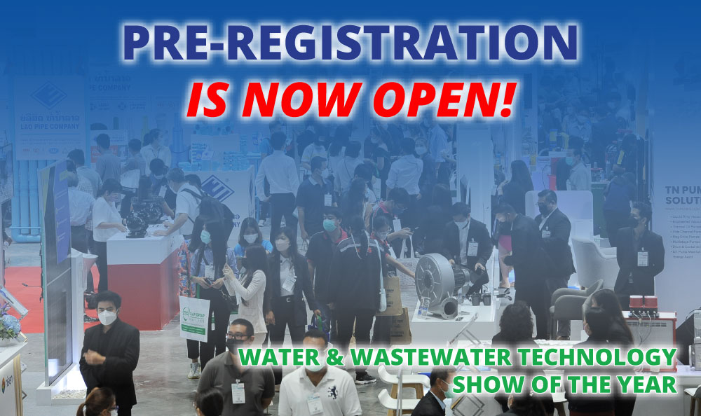 PRE-REGISTRATION IS NOW OPEN! WATER & WASTEWATER TECHNOLOGY SHOW OF THE YEAR