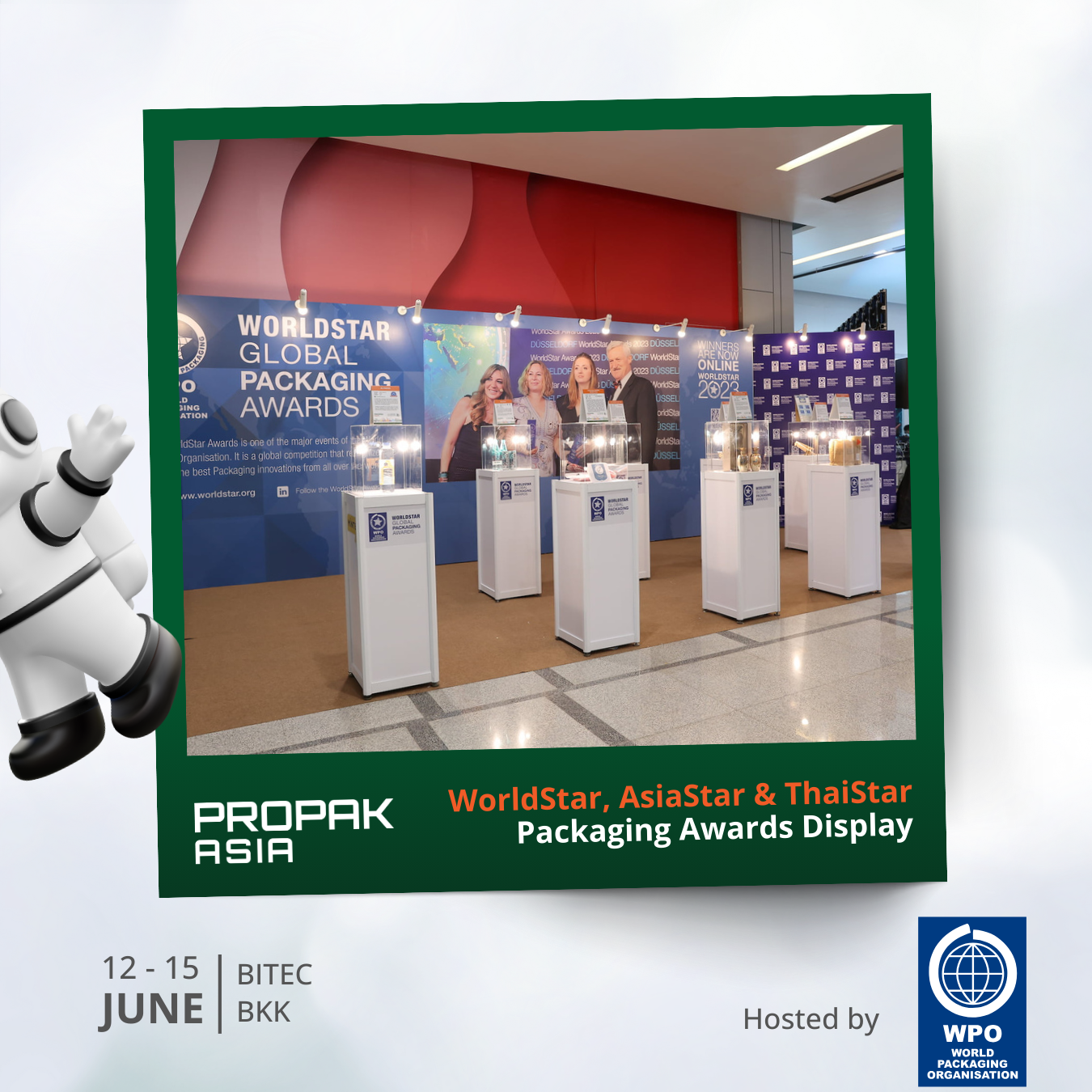 WorldStar, AsiaStar & ThaiStar Packaging Awards Display