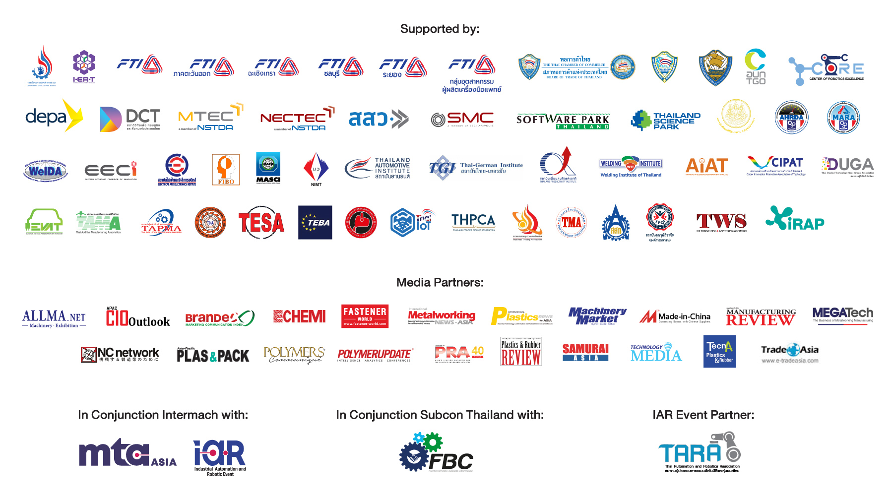 Intermach 2025 E-Newsletter Footer