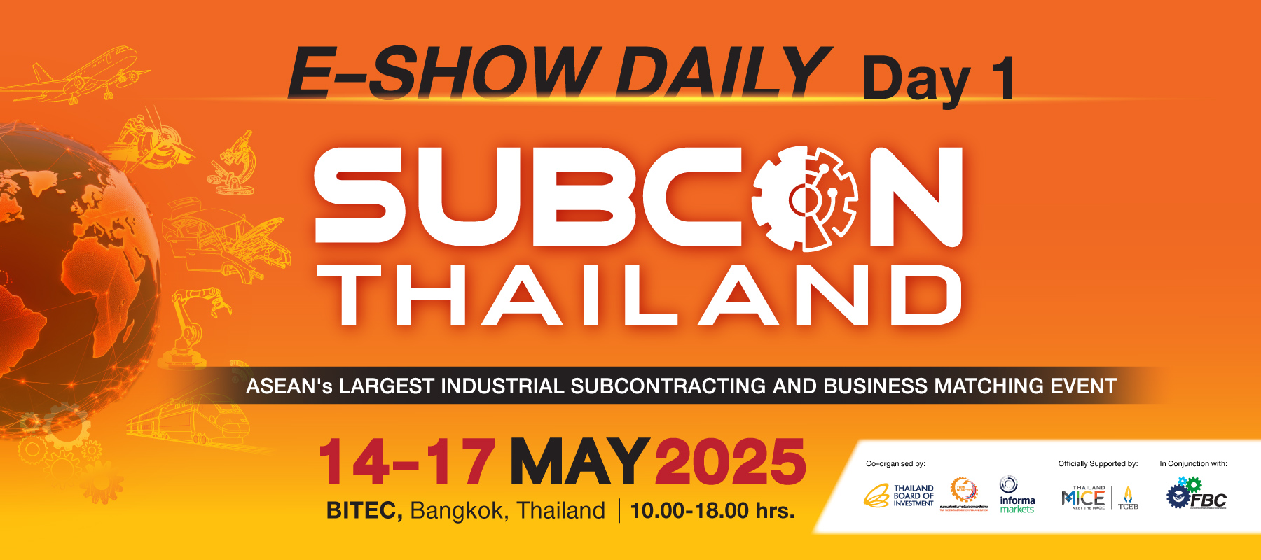 Subcon Thailand 2025 E-Newsletter Header