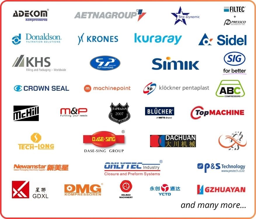 DrinkTechAsia Top Exhibitors