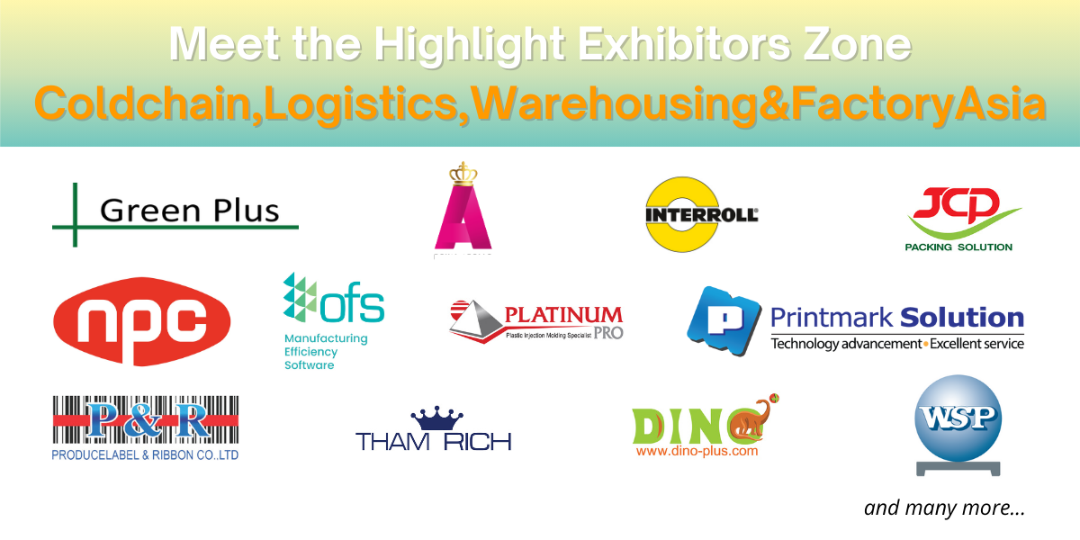 Coldchain,Logistics,Warehousing&FactoryAsia Top Exhibitors