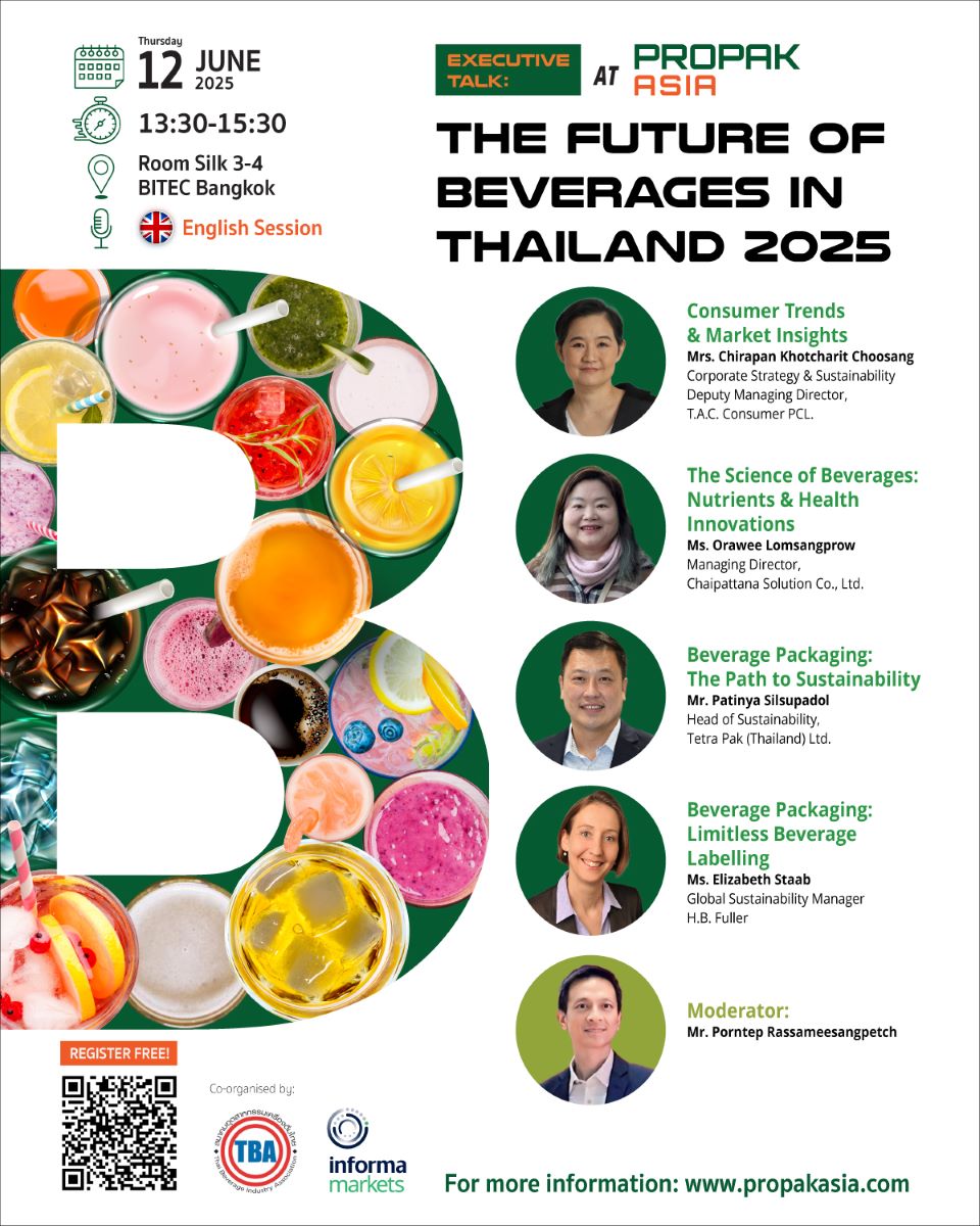 Executive Talk: The Future of Beverages in Thailand 2025 Poster