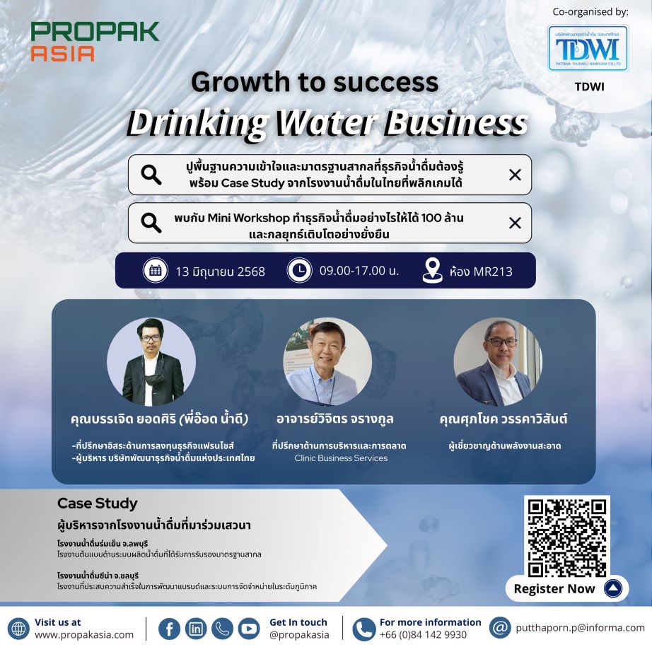 Growth to success - Drinking WATER Poster