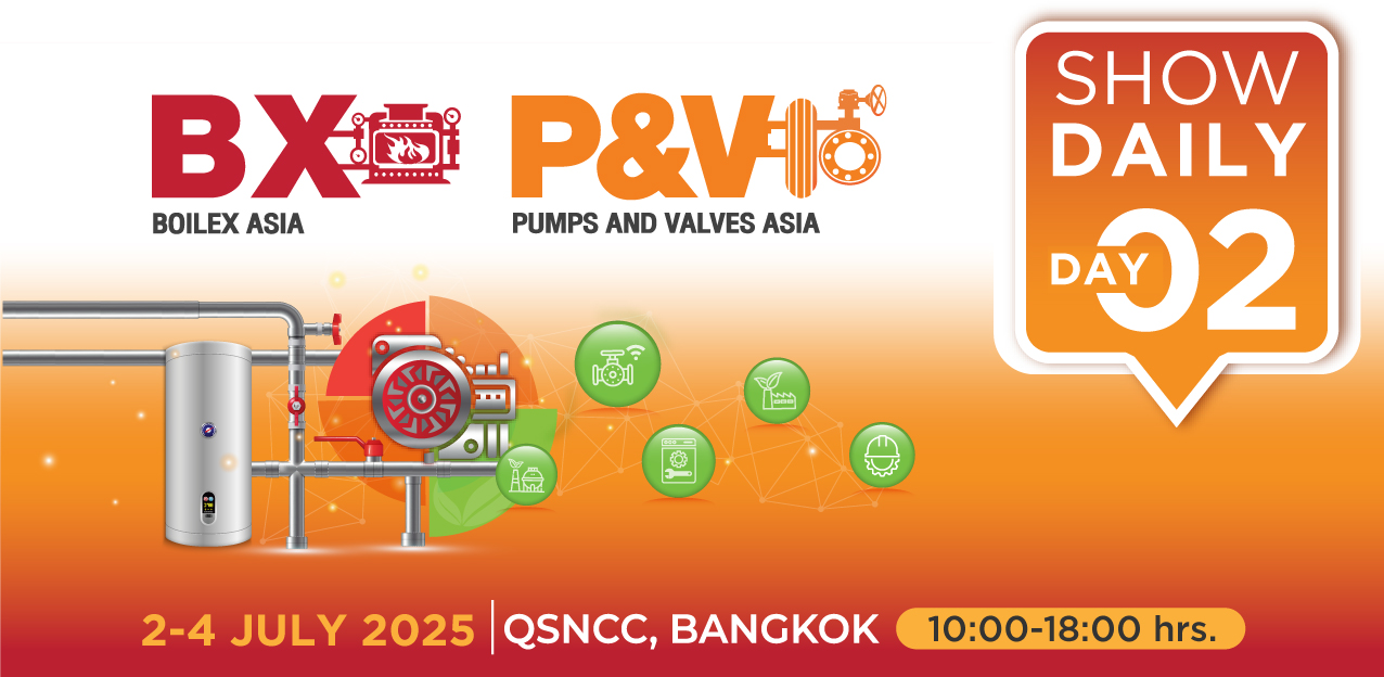 Boilex Asia and Pumps & Valves Asia 2025 E-Newsletter Header