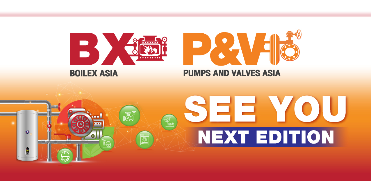 Boilex Asia and Pumps & Valves Asia 2025 E-Newsletter Header