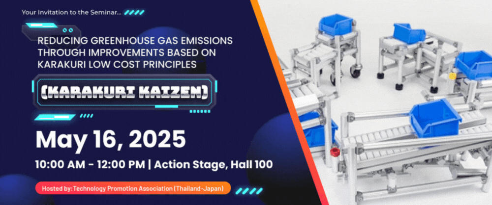 Reducing greenhouse gas emissions through improvements based on Karakuri Low Cost principles (Karakuri Kaizen)